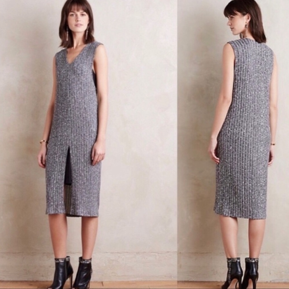 Anthropologie Dolan Layered Luna Midi Dress